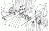 Toro 56185 (8-32) - 8-32 Rear Engine Rider, 1992 (2000001-2999999) Ersatzteile REAR AXLE ASSEMBLY