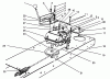 Toro 56185 (8-32) - 8-32 Rear Engine Rider, 1992 (2000001-2999999) Ersatzteile TRANSMISSION LINKAGE ASSEMBLY