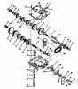 Toro 56185 (8-32) - 8-32 Rear Engine Rider, 1992 (2000001-2999999) Ersatzteile TRANSMISSION MODEL 770A