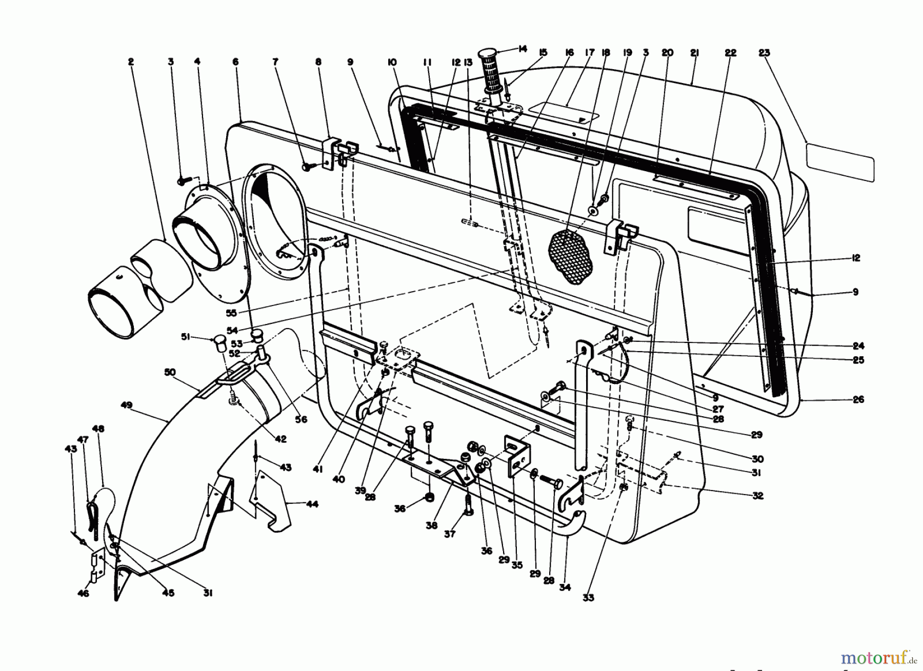  Toro Neu Mowers, Rear-Engine Rider 56190 (10-32) - Toro 10-32 Recycler Rider, 1991 (1000001-1999999) EASY-EMPTY GRASS CATCHER MODEL 59176 (OPTIONAL)