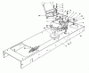 Toro 56190 (10-32) - 10-32 Recycler Rider, 1991 (1000001-1999999) Ersatzteile TRANSMISSION LINKAGE ASSEMBLY
