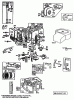 Toro 70040 (8-25) - 8-25 Rear Engine Rider, 1996 (6900001-6999999) Ersatzteile BRIGGS & STRATTON MODEL NO. 195707-0121-01 #1