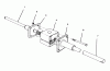 Toro 70040 (8-25) - 8-25 Rear Engine Rider, 1996 (6900001-6999999) Ersatzteile DIFFERENTIAL ASSEMBLY