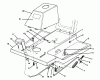 Toro 70040 (8-25) - 8-25 Rear Engine Rider, 1996 (6900001-6999999) Ersatzteile FRONT BODY ASSEMBLY