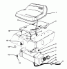 Toro 70040 (8-25) - 8-25 Rear Engine Rider, 1996 (6900001-6999999) Ersatzteile SEAT & GAS TANK ASSEMBLY