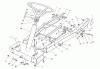 Toro 70041 (8-25) - 8-25 Rear Engine Rider, 1998 (8900001-8999999) Ersatzteile FRAME ASSEMBLY