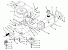 Toro 70042 (8-32) - 8-32 Rear Engine Rider, 1993 (3900001-3999999) Ersatzteile ENGINE ASSEMBLY