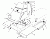 Toro 70042 (8-32) - 8-32 Rear Engine Rider, 1993 (3900001-3999999) Ersatzteile FRONT TOWER ASSEMBLY