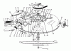 Toro 70042 (8-32) - 8-32 Rear Engine Rider, 1993 (3900001-3999999) Ersatzteile MOWER ASSEMBLY-USED ON MODEL NO. 70140