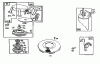 Toro 70042 (8-32) - 8-32 Rear Engine Rider, 1993 (3900001-3999999) Ersatzteile REWIND-BRIGGS & STRATTON NO. 286707-0119-01