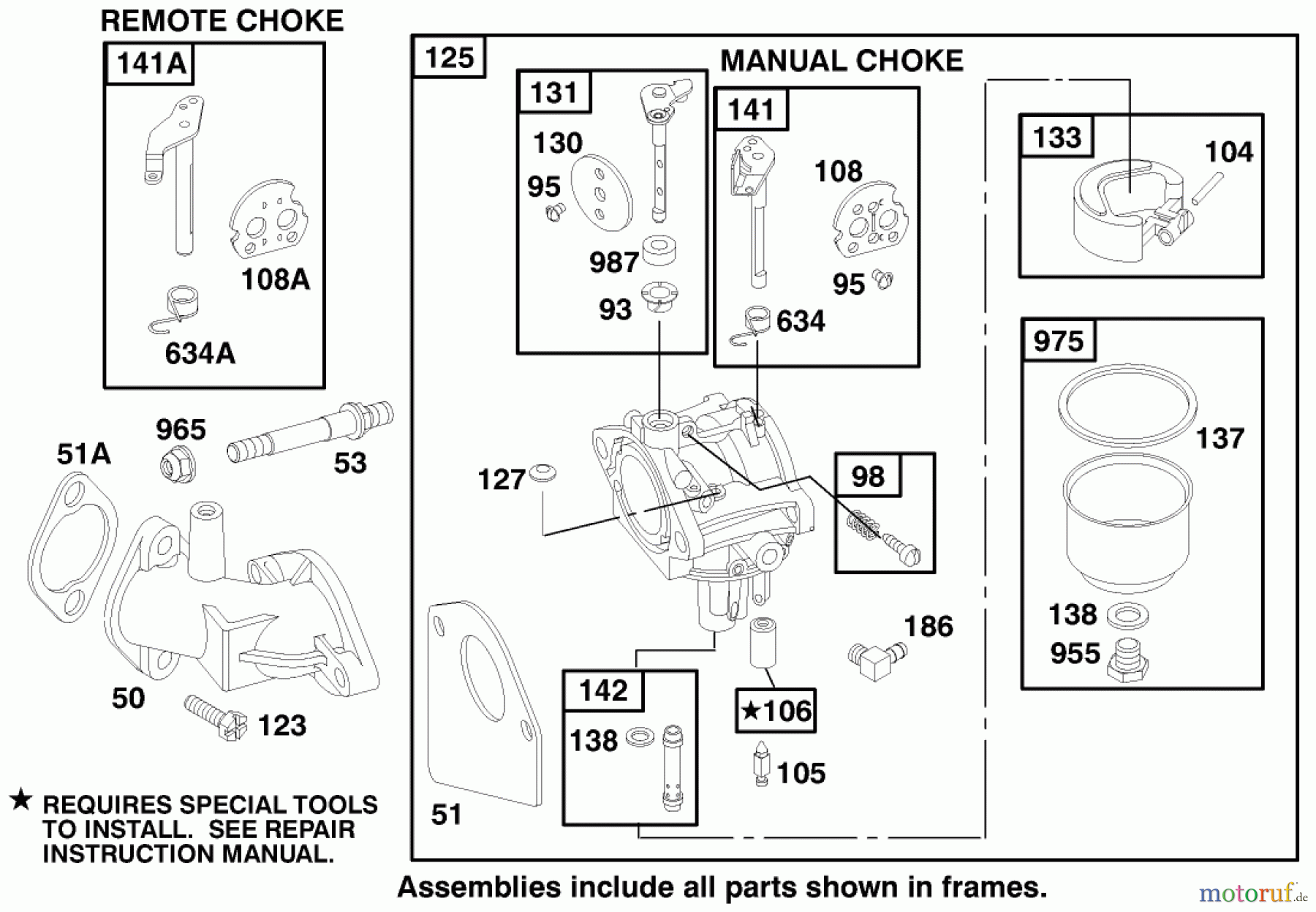 Toro Neu Mowers, Rear-Engine Rider 70044 (8-25) - Toro 8-25 Rear Engine Rider, 2000 (200000001-200999999) ENGINE BRIGGS & STRATTON MODEL 195707-0421-E1 #3