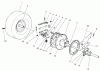 Toro 70044 (8-25) - 8-25 Rear Engine Rider, 2000 (000000001-000999999) Ersatzteile REAR AXLE ASSEMBLY