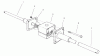 Toro 70044 (8-25) - 8-25 Rear Engine Rider, 2001 (210000001-210999999) Ersatzteile DIFFERENTIAL ASSEMBLY
