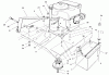 Toro 70044 (8-25) - 8-25 Rear Engine Rider, 2001 (210000001-210999999) Ersatzteile ENGINE ASSEMBLY