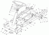 Toro 70044 (8-25) - 8-25 Rear Engine Rider, 2001 (210000001-210999999) Ersatzteile FRAME ASSEMBLY