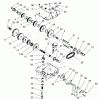 Toro 70044 (8-25) - 8-25 Rear Engine Rider, 2001 (210000001-210999999) Ersatzteile TRANSMISSION PEERLESS MODEL 700-025