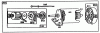 Toro 70060 (8-25) - 8-25 Rear Engine Rider, 1993 (39000001-39999999) Ersatzteile STARTER-NO 191707-0121-01
