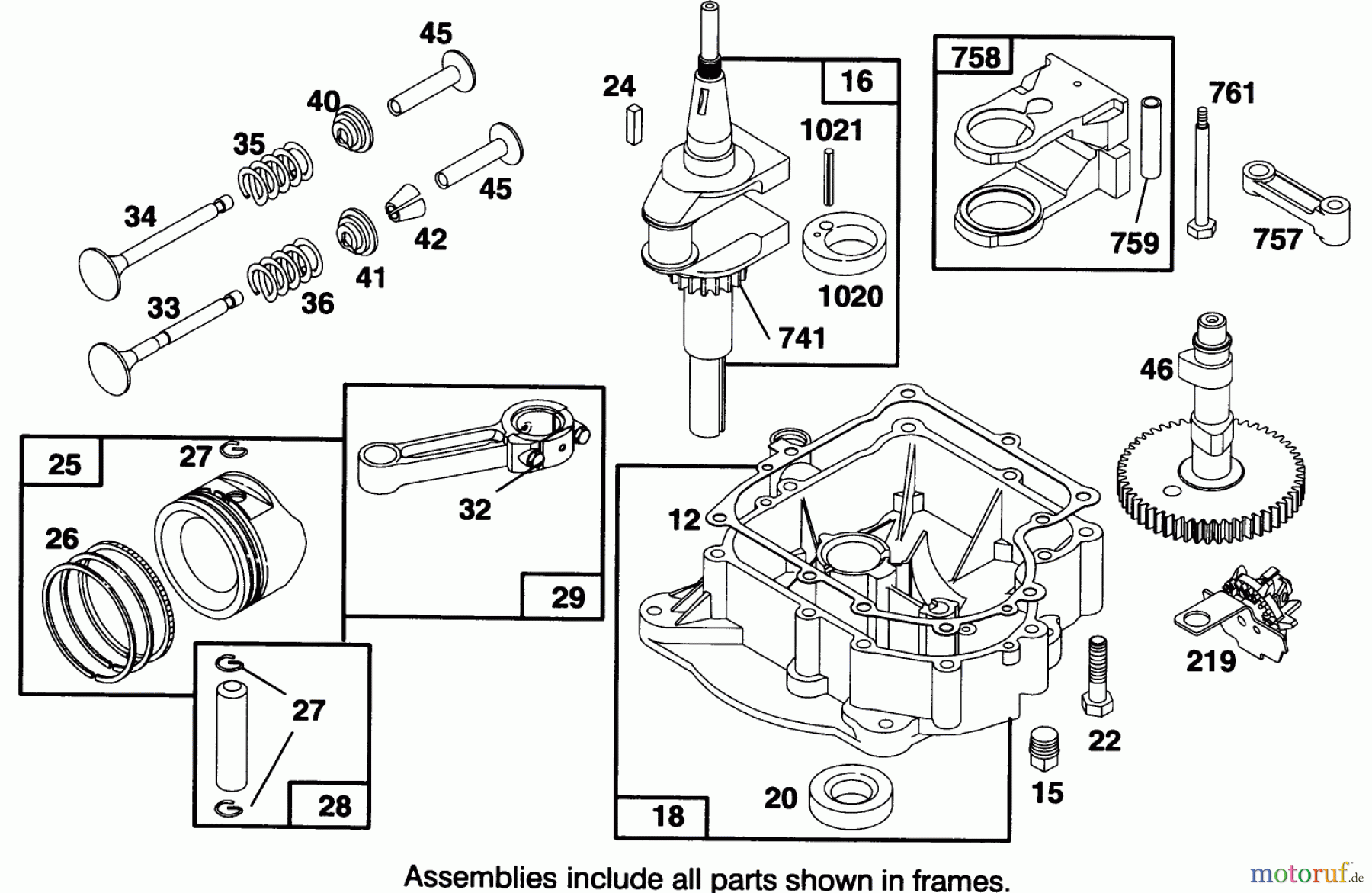Toro Neu Mowers, Rear-Engine Rider 70080 (10-32) - Toro 10-32 Recycler Rider, 1994 (4900001-4999999) ENGINE BRIGGS & STRATTON MODEL 28B707-0126-01 #2