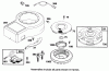 Toro 70080 (10-32) - 10-32 Recycler Rider, 1994 (4900001-4999999) Ersatzteile ENGINE BRIGGS & STRATTON MODEL 28B707-0126-01 #6