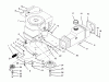 Toro 70080 (10-32) - 10-32 Recycler Rider, 1995 (5900001-5999999) Ersatzteile ENGINE ASSEMBLY