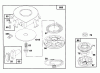 Toro 70080 (10-32) - 10-32 Recycler Rider, 1995 (5900001-5999999) Ersatzteile ENGINE BRIGGS & STRATTON MODEL 28B707-0126-01 #7