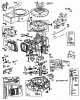 Toro 70120 (12-32) - 12-32 Recycler Rider, 1996 (6900001-6999999) Ersatzteile BRIGGS & STRATTON MODEL NO. 286707-0119-01 #1