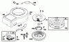 Toro 70120 (12-32) - 12-32 Recycler Rider, 1996 (6900001-6999999) Ersatzteile ENGINE BRIGGS & STRATTON MODEL 28B707-0126-01 #6