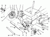 Toro 70120 (12-32) - 12-32 Recycler Rider, 1996 (6900001-6999999) Ersatzteile FRONT AXLE ASSEMBLY