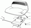 Toro 70120 (12-32) - 12-32 Recycler Rider, 1996 (6900001-6999999) Ersatzteile SEAT ASSEMBLY