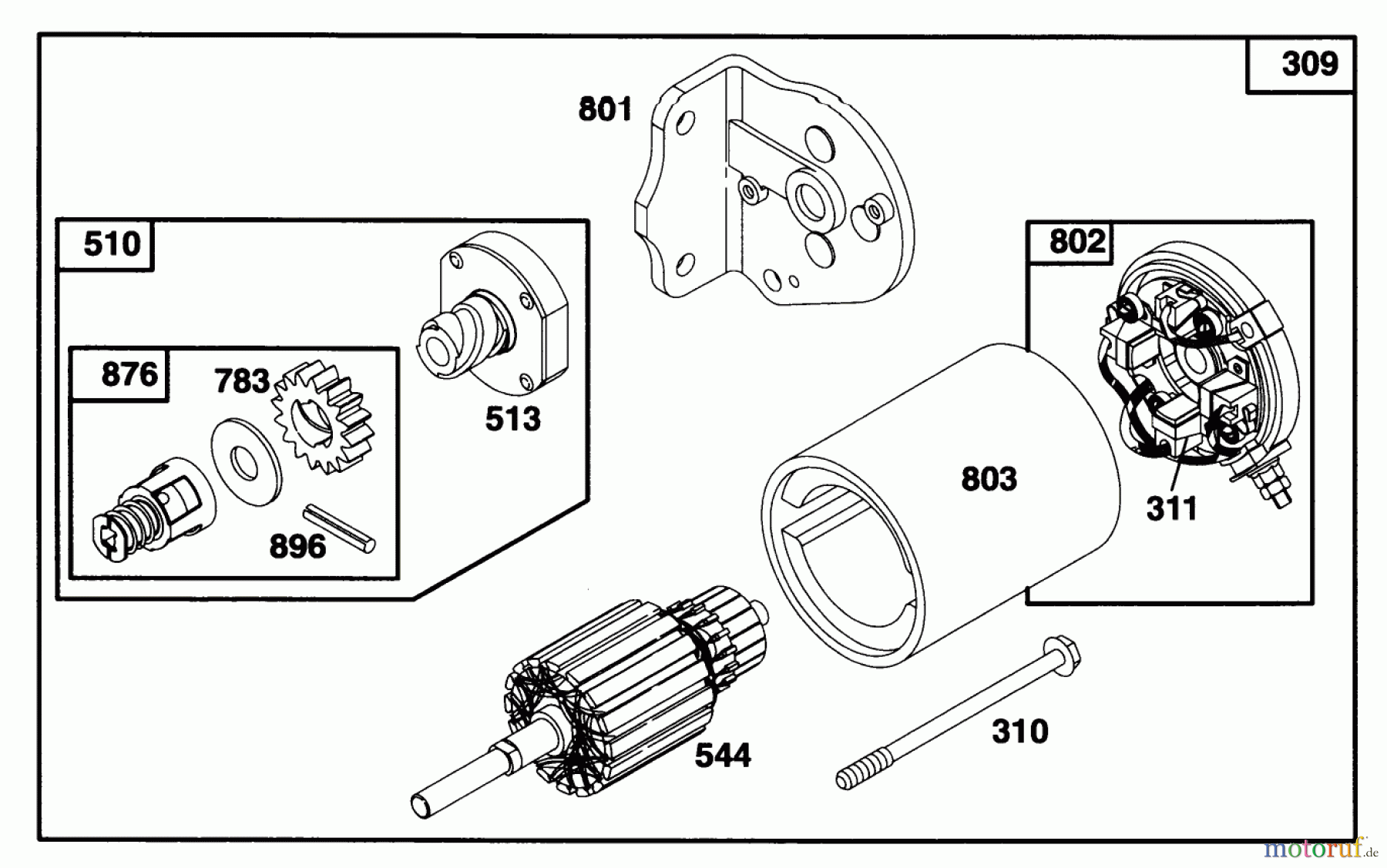  Toro Neu Mowers, Rear-Engine Rider 70081 (11-32) - Toro 11-32 Rear Engine Rider, 1997 (7900001-7999999) ENGINE BRIGGS & STRATTON MODEL 28D707-0124-01 #7