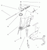 Toro 70089 (12-32) - 12-32 Rear Engine Rider, 2001 (210000001-210999999) Ersatzteile DEFLECTOR ASSEMBLY - RECYCLER