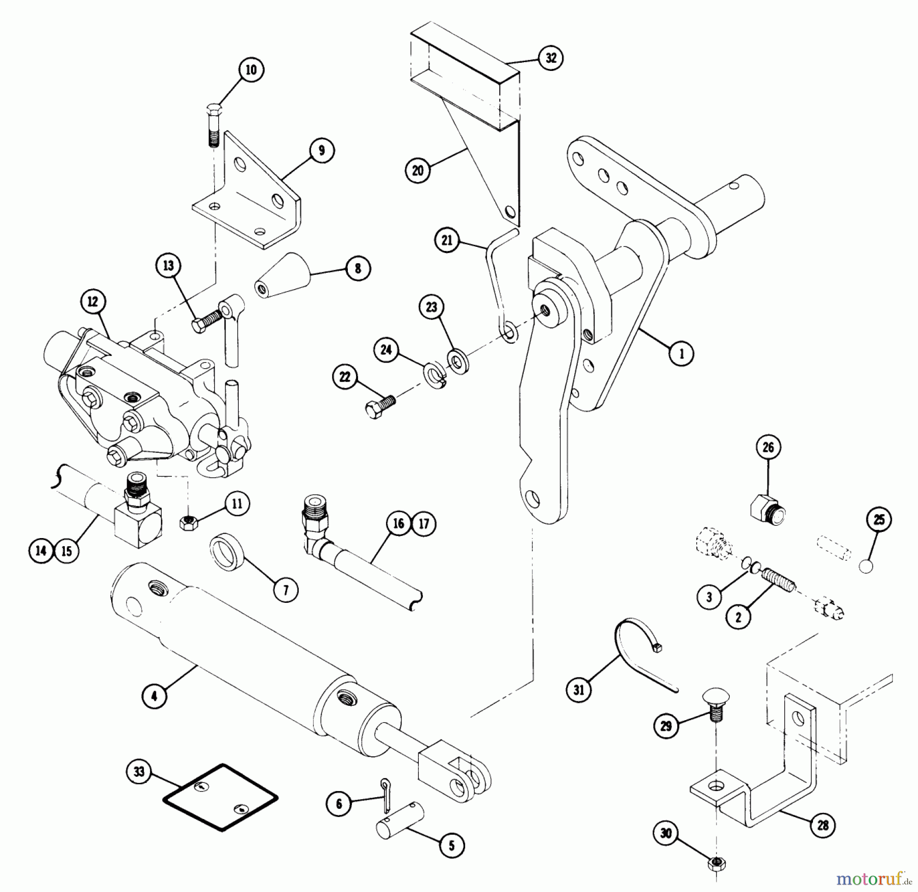 Toro Neu Accessories 84113 - Toro Hydraulic Lift, 1976 PAARTS LIST-HYDRAULIC LIFT MODEL 8-4113
