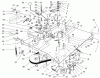 Toro 70122 (8-25) - 8-25 Rear Engine Rider, 2001 (210000001-210999999) Ersatzteile TRANSMISSION & LINKAGE ASSEMBLY