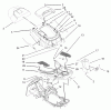 Toro 70125 (13-32G) - 13-32G Rear Engine Rider, 2003 (230000001-230999999) Ersatzteile BODY AND DECAL ASSEMBLY