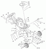 Toro 70125 (13-32G) - 13-32G Rear Engine Rider, 2003 (230000001-230999999) Ersatzteile FRONT AXLE AND STEERING ASSEMBLY