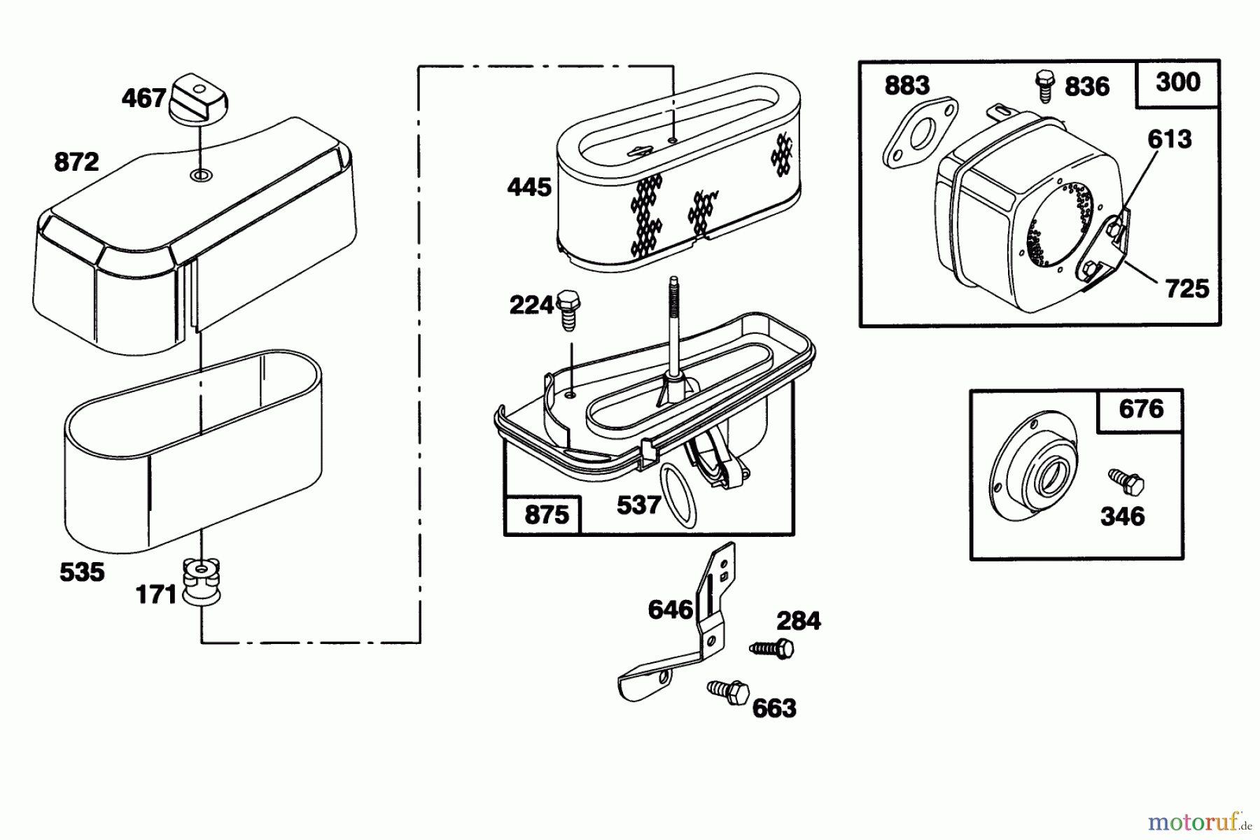  Toro Neu Mowers, Rear-Engine Rider 70141 (12-32) - Toro 12-32 Rear Engine Rider, 1995 (59000001-59999999) ENGINE BRIGGS & STRATTON MODEL 283707-0160-01 #4