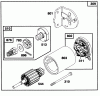 Toro 70141 (12-32) - 12-32 Rear Engine Rider, 1995 (59000001-59999999) Ersatzteile ENGINE BRIGGS & STRATTON MODEL 283707-0160-01 #7