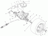 Toro 70142 (11-32) - 11-32 Rear Engine Rider, 1997 (79000001-79999999) Ersatzteile REAR AXLE ASSEMBLY