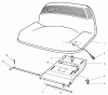 Toro 70142 (11-32) - 11-32 Rear Engine Rider, 1997 (79000001-79999999) Ersatzteile SEAT ASSEMBLY