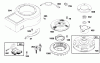 Toro 70142 (12-32) - 12-32 Rear Engine Rider, 1995 (59000001-59999999) Ersatzteile ENGINE BRIGGS & STRATTON MODEL 28D707-0124-01 #6