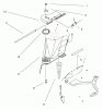 Toro 70171 (12-32) - 12-32 Rear Engine Rider, 2001 (210000001-210999999) Ersatzteile DEFLECTOR ASSEMBLY - RECYCLER