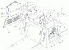 Toro 70171 (12-32) - 12-32 Rear Engine Rider, 2001 (210000001-210999999) Ersatzteile SEAT BODY & SIDE PANEL ASSEMBLY