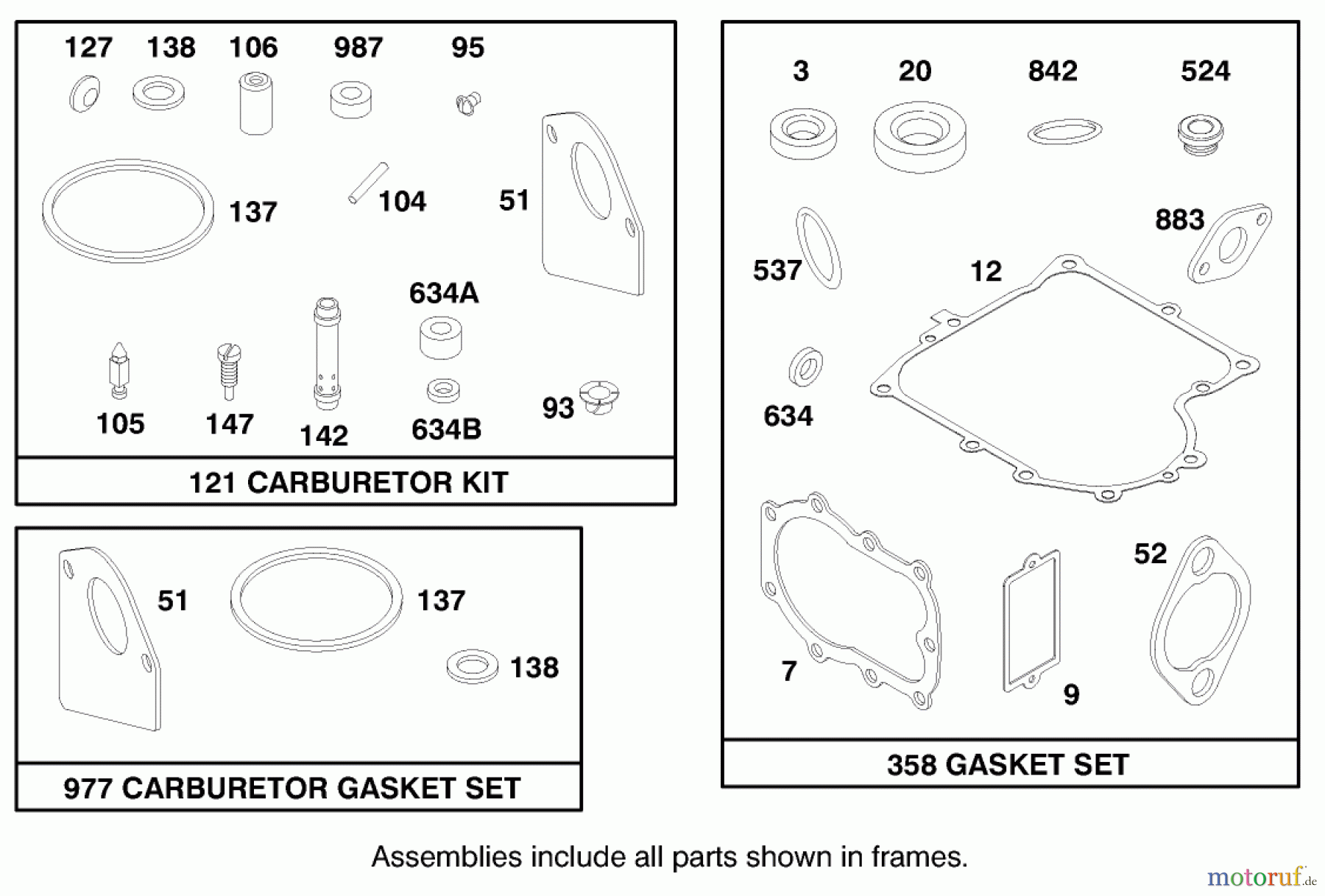 Toro Neu Mowers, Rear-Engine Rider 70183 (13-32) - Toro 13-32 Rear Engine Rider, 1996 (6900001-6999999) ENGINE BRIGGS & STRATTON MODEL 28M707-0127-01 #9