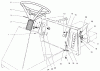 Toro 70183 (13-32) - 13-32 Rear Engine Rider, 1996 (6900001-6999999) Ersatzteile STEERING WHEEL, SWITHES & DECALS