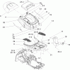 Toro 70185 (G132) - G132 Rear-Engine Riding Mower, 2006 (260000001-260999999) Ersatzteile BODY AND DECAL ASSEMBLY