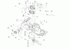 Toro 70185 (G132) - G132 Rear-Engine Riding Mower, 2006 (260000001-260999999) Ersatzteile ENGINE AND FUEL TANK ASSEMBLY