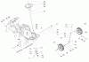 Toro 70185 (G132) - G132 Rear-Engine Riding Mower, 2006 (260000001-260999999) Ersatzteile FRONT AXLE AND STEERING ASSEMBLY