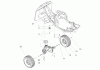 Toro 70185 (G132) - G132 Rear-Engine Riding Mower, 2006 (260000001-260999999) Ersatzteile REAR WHEEL AND TRANSMISSION ASSEMBLY