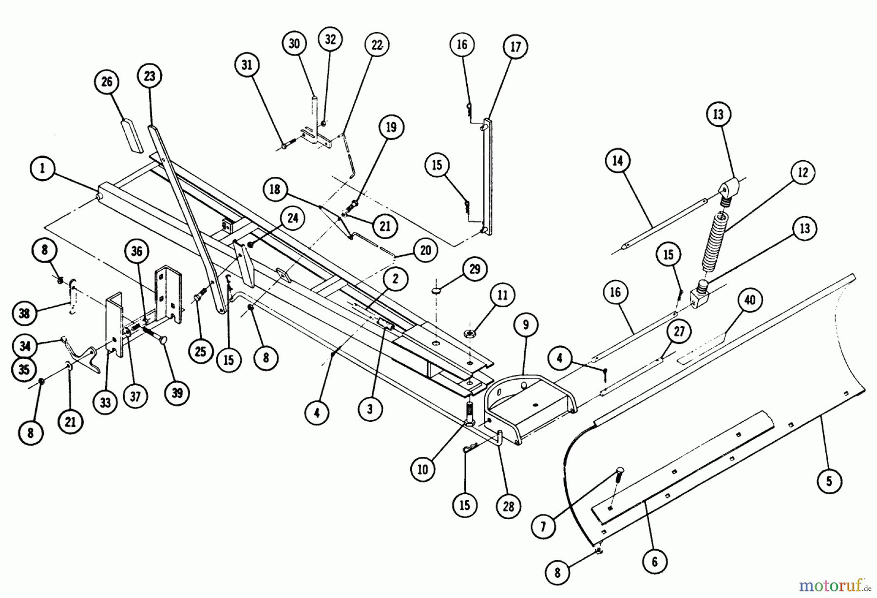 Toro Neu Accessories, Snow BD-543 - Toro 54