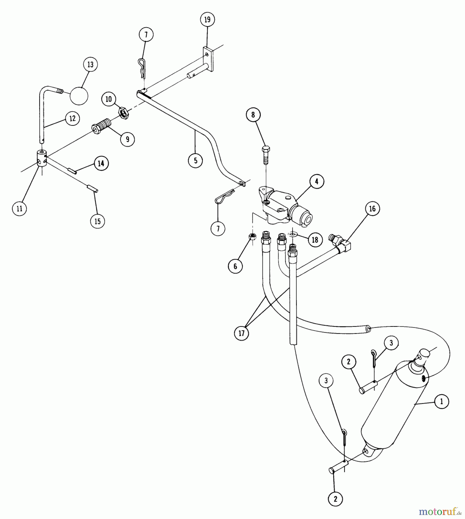 Toro Neu Accessories 84121 - Toro Hydraulic Lift, 1971 PARTS LIST HYDRAULIC LIFT ACCESSORY MODEL 8-4121